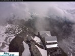 Archiv Foto Webcam Säntis (Ostschweiz): Blick Berggasthaus 09:00