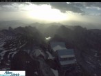 Archiv Foto Webcam Säntis (Ostschweiz): Blick Berggasthaus 05:00
