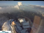 Archiv Foto Webcam Säntis (Ostschweiz): Blick Berggasthaus 19:00