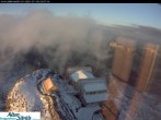 Archiv Foto Webcam Säntis (Ostschweiz): Blick Berggasthaus 21:00
