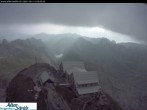 Archiv Foto Webcam Säntis (Ostschweiz): Blick Berggasthaus 07:00
