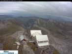 Archiv Foto Webcam Säntis (Ostschweiz): Blick Berggasthaus 17:00