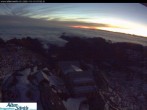 Archiv Foto Webcam Säntis (Ostschweiz): Blick Berggasthaus 06:00