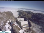 Archiv Foto Webcam Säntis (Ostschweiz): Blick Berggasthaus 13:00