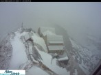 Archiv Foto Webcam Säntis (Ostschweiz): Blick Berggasthaus 07:00