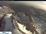 Archiv Foto Webcam Säntis (Ostschweiz): Blick Berggasthaus 07:00