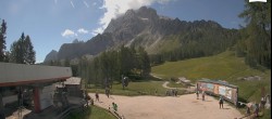 Archived image Webcam Sexten Dolomites: "Skiberg Haunold" 04:00