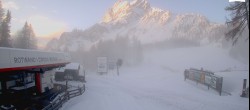 Archived image Webcam Sexten Dolomites: "Skiberg Haunold" 06:00