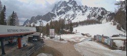 Archived image Webcam Sexten Dolomites: "Skiberg Haunold" 09:00