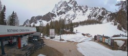 Archived image Webcam Sexten Dolomites: "Skiberg Haunold" 05:00