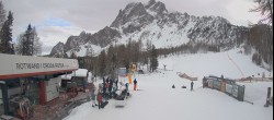 Archiv Foto Webcam Sextner Dolomiten - Skiberg Haunold bei Innichen 13:00