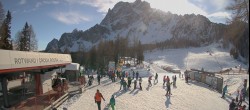 Archived image Webcam Sexten Dolomites: "Skiberg Haunold" 11:00