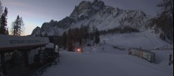 Archiv Foto Webcam Sextner Dolomiten - Skiberg Haunold bei Innichen 05:00