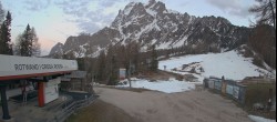 Archived image Webcam Sexten Dolomites: "Skiberg Haunold" 19:00