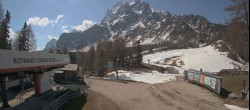 Archived image Webcam Sexten Dolomites: "Skiberg Haunold" 09:00