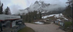 Archiv Foto Webcam Sextner Dolomiten - Skiberg Haunold bei Innichen 19:00