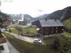 Archiv Foto Webcam Dorfzentrum von Warth 19:00