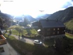 Archiv Foto Webcam Dorfzentrum von Warth 19:00