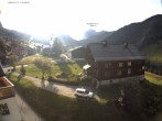 Archiv Foto Webcam Dorfzentrum von Warth 19:00