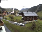 Archiv Foto Webcam Dorfzentrum von Warth 19:00