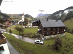 Archiv Foto Webcam Dorfzentrum von Warth 19:00