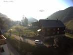 Archiv Foto Webcam Dorfzentrum von Warth 19:00