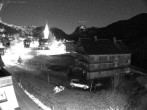 Archiv Foto Webcam Dorfzentrum von Warth 19:00