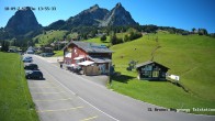 Archived image Webcam base station Brunni-Haggenegg mountain railways 13:00