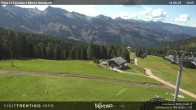 Archived image Webcam chairlift alp Lusia, Trentino 09:00