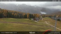 Archived image Webcam chairlift alp Lusia, Trentino 09:00