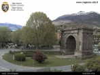 Archiv Foto Webcam Piazza Arco d'Augusto, Aosta 15:00