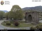 Archived image Webcam Aosta, Piazza Arco d'Augusto 15:00