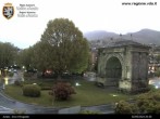Archiv Foto Webcam Piazza Arco d'Augusto, Aosta 19:00