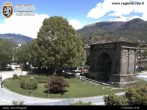 Archiv Foto Webcam Piazza Arco d'Augusto, Aosta 11:00