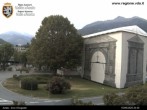 Archived image Webcam Aosta, Piazza Arco d'Augusto 19:00