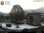 Archiv Foto Webcam Piazza Arco d'Augusto, Aosta 15:00