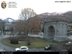 Archiv Foto Webcam Piazza Arco d'Augusto, Aosta 07:00