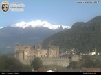 Archiv Foto Webcam Aostatal, Schloss Fenis 07:00