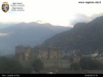 Archiv Foto Webcam Aostatal, Schloss Fenis 06:00