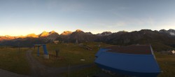Archiv Foto Webcam Tschuggen, Arosa Bergbahnen 17:00