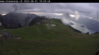 Archiv Foto Webcam Klewenalp - Blick nach Norden 19:00