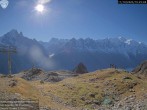 Archiv Foto Webcam Les Aiguilles de Charmonix 09:00