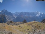 Archiv Foto Webcam Les Aiguilles de Charmonix 11:00