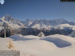 Archiv Foto Webcam Les Aiguilles de Charmonix 13:00