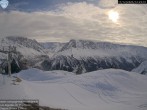 Archiv Foto Webcam Les Aiguilles de Charmonix 11:00