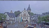 Archiv Foto Webcam Rathaus und Marktplatz Brilon 19:00