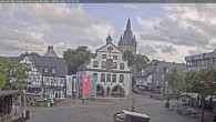 Archiv Foto Webcam Rathaus und Marktplatz Brilon 17:00