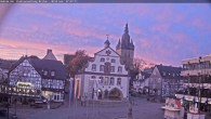 Archiv Foto Webcam Rathaus und Marktplatz Brilon 06:00