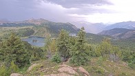 Archived image Webcam Panorama Rock Isle Lake 18:00