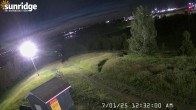 Archiv Foto Webcam Skiegebiet Sunridge(Alberta, Canada) 23:00